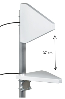 Preview: FLAVIA Professionelle MIMO logperiodische 5G 4G LTE Antennen mit 2 x 5m SMA Anschlußkabel, ideal für Drei 3, A1 & Magenta